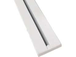 Bestlivings Vorhangschiene Aluminium 90 cm Weiß 1 Lauf