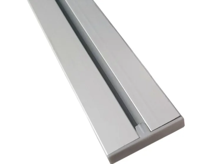Bestlivings Vorhangschiene Aluminium Silber 1 Lauf 90 cm