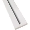 Bestlivings Vorhangschiene Aluminium 120 cm Weiß 1 Lauf