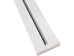 Bestlivings Vorhangschiene Aluminium 120 cm Weiß 1 Lauf