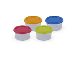 Bestlivings Vorratsdosen Kunststoff 50ml Mit Farbigen Deckel 6 x 35 cm 24er Pack* Bastelkleber