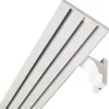 Bestlivings Wandträger für Aluminium Vorhangschiene Weiß 3 bis 4 Lauf