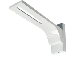 Bestlivings Wandträger für Aluminium Vorhangschiene Weiß 3 bis 4 Lauf