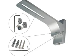Bestlivings Wandträger für Aluminium Vorhangschiene Silber 3 bis 4 Lauf* Gardinenschienen