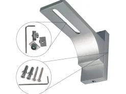 Bestlivings Wandträger für Aluminium Vorhangschiene Silber 1 bis 2 Lauf