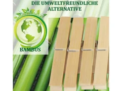 Bestlivings Wäscheklammern Bambus 6 cm 96 Stück* Reinigung