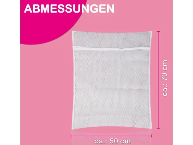 Bestlivings Wäschenetz 50 x 70 cm Inkl. Reißverschluss Bis 3 Kg 2 Stück* Reinigung