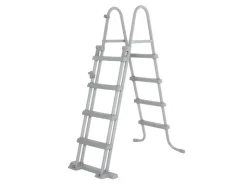 Bestway Stahlrahmen-Pool Set Steel Pro Max Frame Ø 427 x 122 cm Rund Grau* Leitern