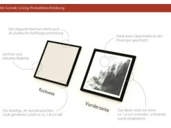 Pro Art Bild mit Rahmen Anonymus Foggy Trees 32,5 cm x 32,5 cm