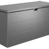 Biohort Stylebox 170 Dunkelgrau-Metallic 170 cm x 70 cm x 81 cm* Kissen