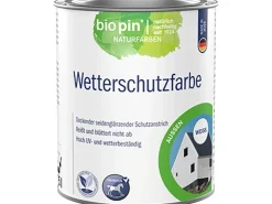 Biopin Wetterschutzfarbe seidenglänzend 750 ml* Holzfarben