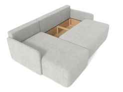 Björn&Schiller Ecksofa mit Schlaffunktion und Bettkasten 212x92x142 cm Waschbarer Bezug
