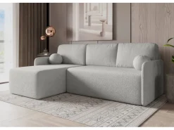 Björn&Schiller Ecksofa mit Schlaffunktion und Bettkasten 212x92x142 cm Waschbarer Bezug