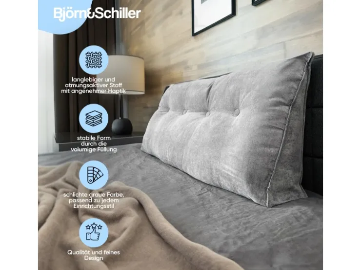 Björn&Schiller Rückenkissen 160 cm mit Waschbarem Bezug
