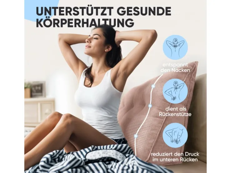 Björn&Schiller Rückenkissen 70 cm mit Waschbarem Bezug* Kissen|Sofas