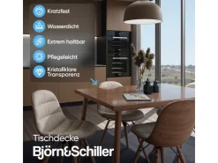 Björn&Schiller Tischschutzfolie 90x120 cm Transparent 2 mm PVC* Tischdecken