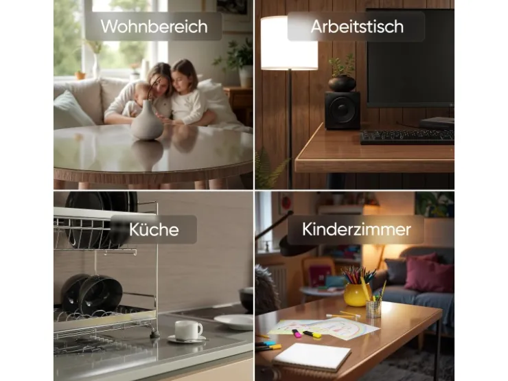 Björn&Schiller Tischschutzfolie 90x120 cm Transparent 2 mm PVC* Tischdecken