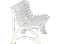 Blome 3er Bank Helgoland Weiß 64 cm x 150 cm x 80 cm* Sitzbänke