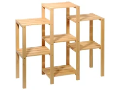 Dobar Blumenregal 7-flächig aus Kiefernholz 87 cm x 31 cm x 97 cm FSC®