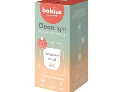 Bolsius Duft-Nachfüller Cleanlight Bergamotte & Neroli Weiß 2 Stück