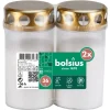 Bolsius Grablicht mit Deckel Weiß 2 Stück* Kerzen