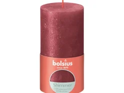 Bolsius Rustik-Kerze Shimmer 130/68 mm
