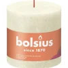 Bolsius Rustik-Kerze Shine 100/100 mm Weiche Perle
