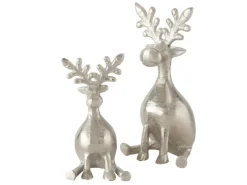 Boltze Deko-Figur Tarnow 2er Set Silber* Dekorative Figuren