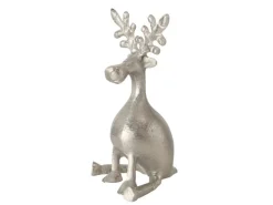 Boltze Deko-Figur Tarnow Klein 16 cm x 8 cm x 8 cm Silber* Dekorative Figuren