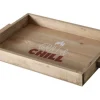 Boltze Deko-Tablett Grillzeit 38 cm x 26 cm x 4 cm Natur* Geschenkartikel