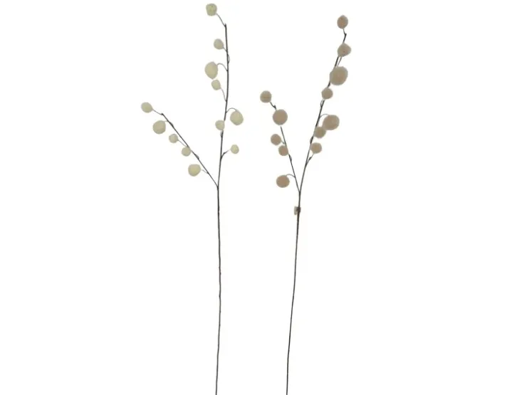 Boltze Dekozweig Sassy 2-fach Sortiert 6 cm x 8 cm x 83 cm Beige* Kunstpflanzen