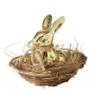 Boltze Figur Goldina 12 cm x 14 cm x 12 cm Gold* Ostern