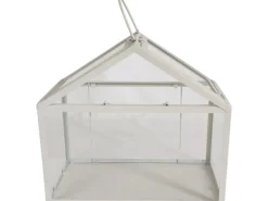Boltze Gewächshaus 28 cm x 15 cm x 30 cm Grau* Geschenkartikel