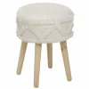 Boltze Hocker Dali 41 cm x 34 cm x 41 cm Creme* Hocker