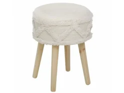 Boltze Hocker Dali 41 cm x 34 cm x 41 cm Creme* Hocker