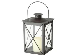 Boltze Home Laterne Farol 20 cm x 14 cm x 14 cm Schwarz* Geschenkartikel