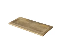 Boltze Home Tablett Rosilia 40 cm x 18 cm x 2 cm Natur* Geschenkartikel