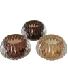 Boltze Home Teelichthalter Biba Ø 10 cm x 6,5 cm Farbenauswahl* Geschenkartikel