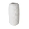 Boltze Home Vase Zalina Groß Ø 9 cm x 20 cm Weiß* Vasen