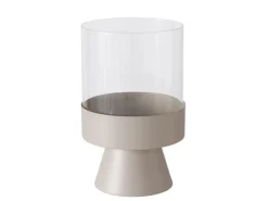 Boltze Home Windlicht Pallas Groß Ø 19 cm x 29 cm Beige* Windlichter