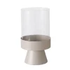 Boltze Home Windlicht Pallas Klein Ø 16 cm x 28 cm Beige* Windlichter