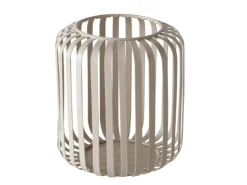 Boltze Home Windlicht Viki Ø 13 cm x 15 cm Beige