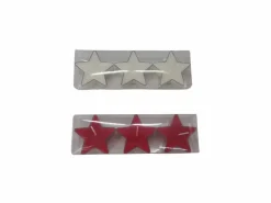 Boltze Kerze Dugra 2,8 cm x 2,8 cm 3 Stück 2-fach sortiert