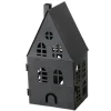 Boltze Laterne Dover Mittel 24 cm x 10 cm x 12 cm Schwarz