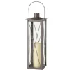 Boltze Laterne Farol Groß 50 cm x 17 cm x 17 cm Braun