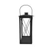 Boltze Laterne Farol Mittel 35 cm x 14 cm x 14 cm Schwarz* Laternen