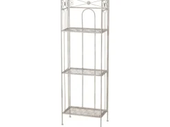 Boltze Regal Morio 120 cm x 40 cm x 25 cm Grau