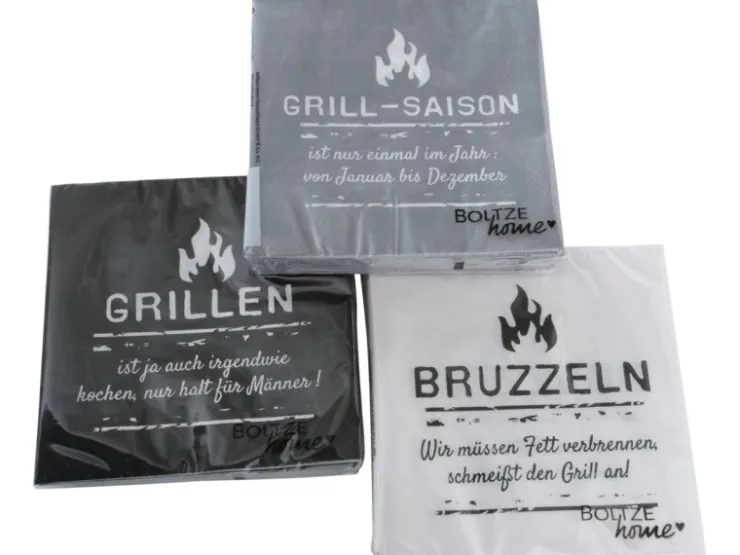 Boltze Servietten Conny 3-fach Sortiert 20 Stück* Papier Servietten