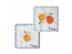 Boltze Servietten Fruits 2-fach Sortiert 3 cm x 165 cm x 165 cm Weiß-Blau* Papier Servietten