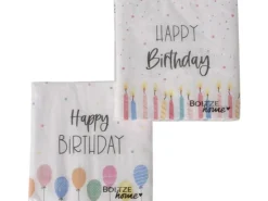Boltze Servietten Happy Birthday 2-fach Sortiert 20 Stück* Geschenkartikel